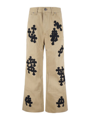 Chrome Hearts work jeans Khaki