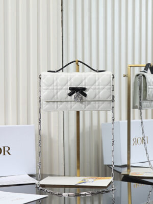 Dior brick cabinet latest butterfly knot chain WOC