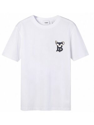 Burberry bunny logo and letter print short-sleeved shirt