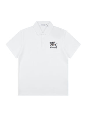 Burberry chain-check equestrian polo shirt