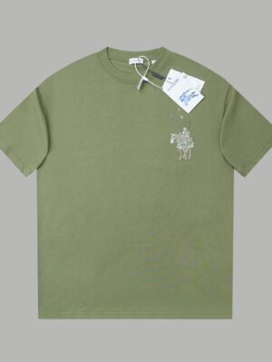 Burberry Early Spring New Arrival: Miniature Logo Equestrian Print Short-Sleeve T-Shirt