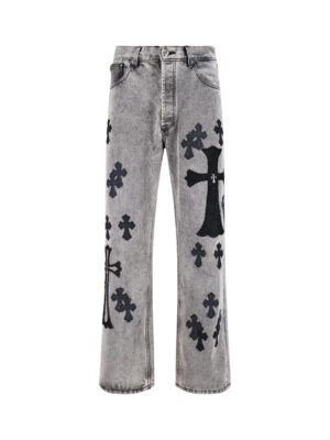 Chrome Hearts Jeans Grey