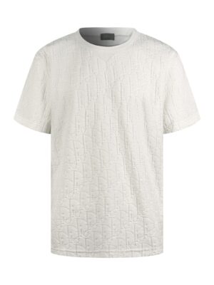 Dior Oblique all-over letter print short-sleeved shirt