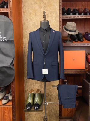 Hermès men's top casual suit + trousers