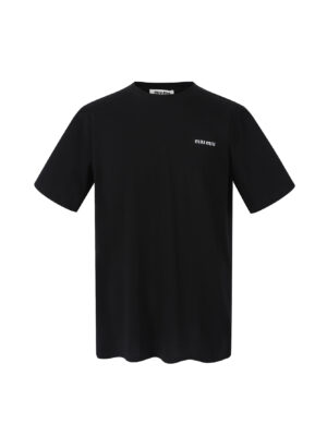MIU MIU 24SS Embroidered Crew Neck Short Sleeve T-Shirt