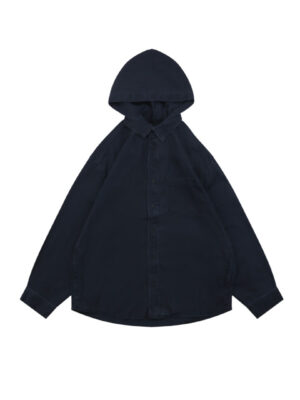 Balenciaga deconstructed hooded shirt jacket