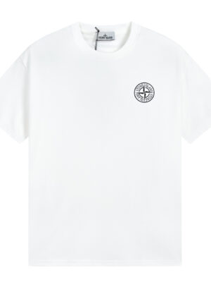 Stone Island Summer New Mechanical Compass Print Short-Sleeve T-Shirt