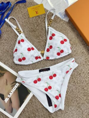LV two-piece swimsuit