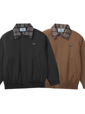 Prada Spring 2026 Old Money Style Plaid Faux Two-Piece Patchwork