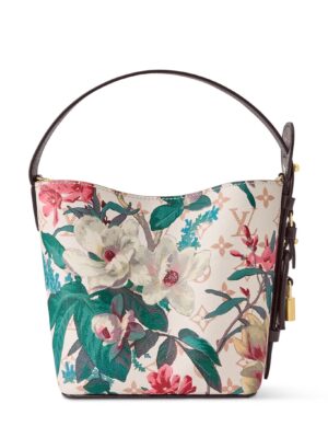 LV/Louis Vuitton Women's Handbag Monogram Dune Floral Bucket Padlock Bag